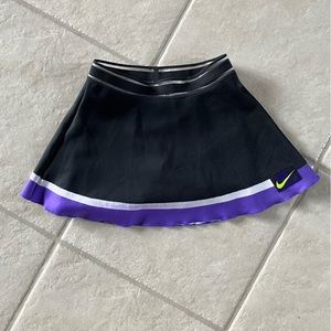 Nike Court Tennis Skirt Slam Purple Black Size XS
